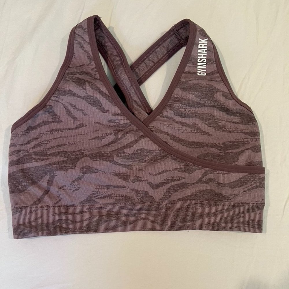 Gymshark Pink Camo Sports Bra